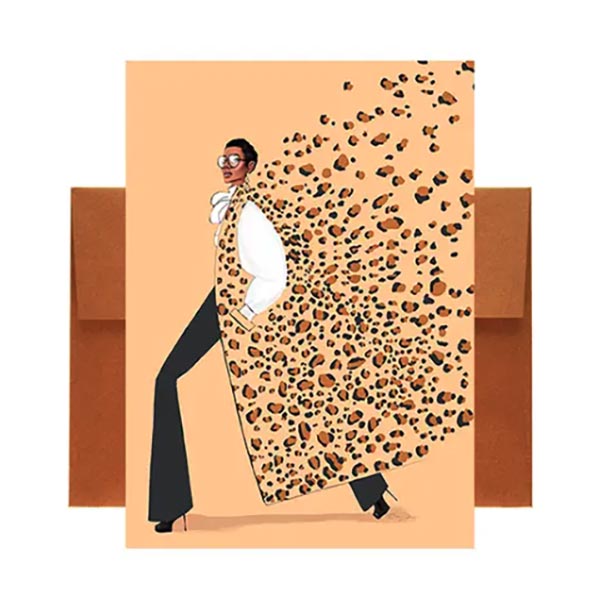 Leave Your Mark Greeting Card and envelope featuring Multicultural and Black Artwork
