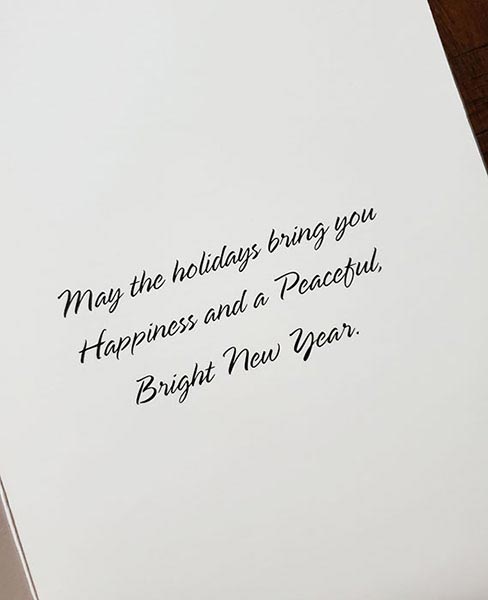 Peace Dove Holiday Card