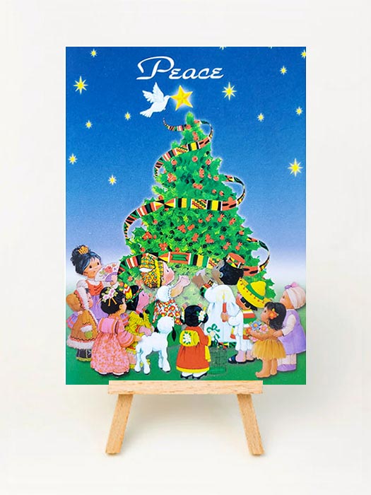 Peace Tree Holiday Card