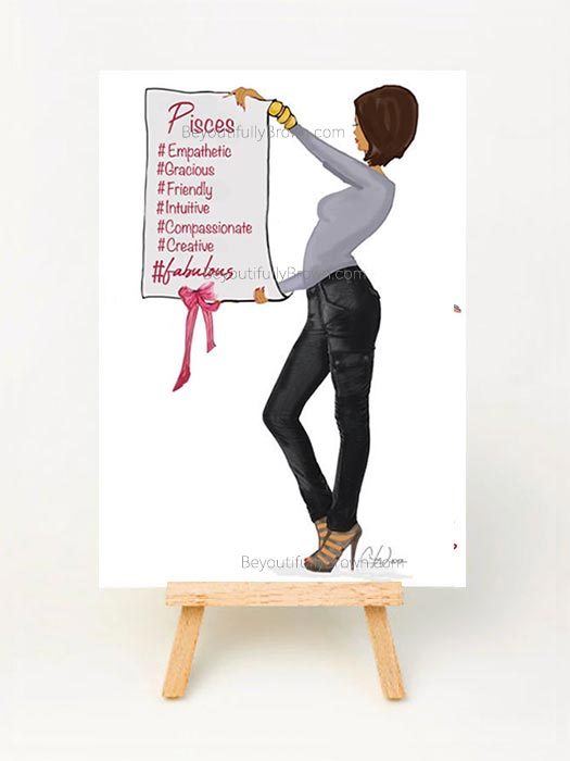 #Pisces Greeting Card