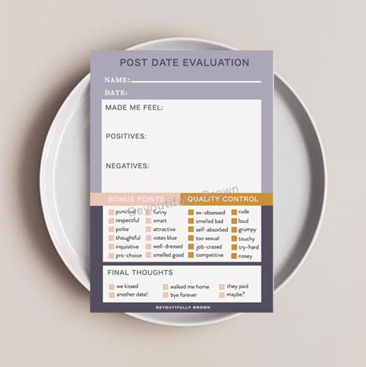 Date Evaluation Notepad