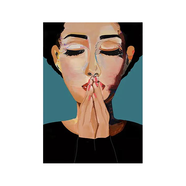 Praying Hands Greeting Card from Beyoutifully Brown featuring Multicultural and Black Artwork