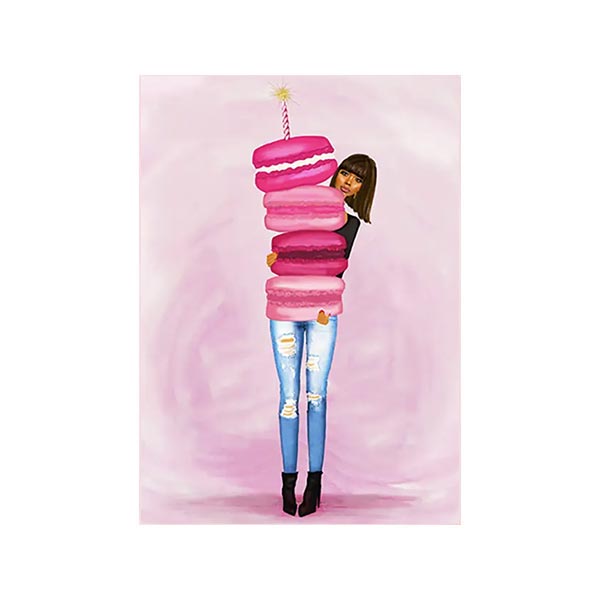 Sweet Birthday Greeting Card from Beyoutifully Brown featuring Multicultural and Black Artwork