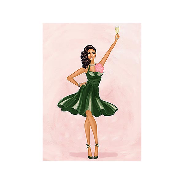 Toast to You AKA inspired Greeting Card from Beyoutifully Brown