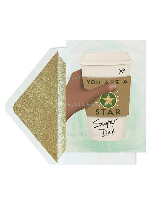 You're a Star Father's Day Card - African American, Black