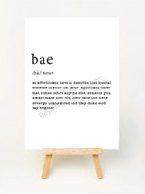 Bae Definition Greeting Card | Love, Friendship, Valentine