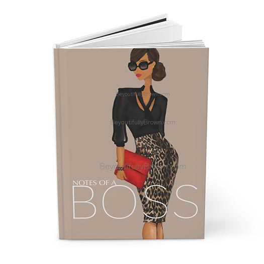 Multicultural, Ethnic, African American Journal Notebook, Boss Lady