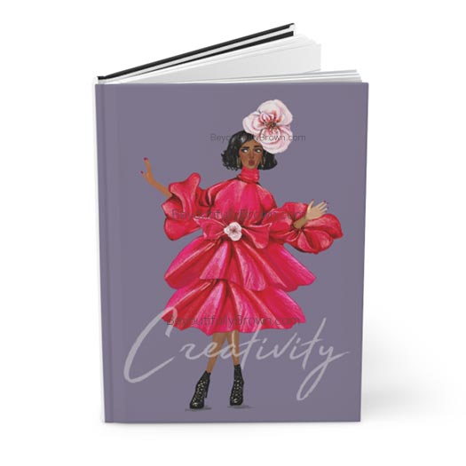 Multicultural, Ethnic, African American Journal Notebook, Extra Creativity