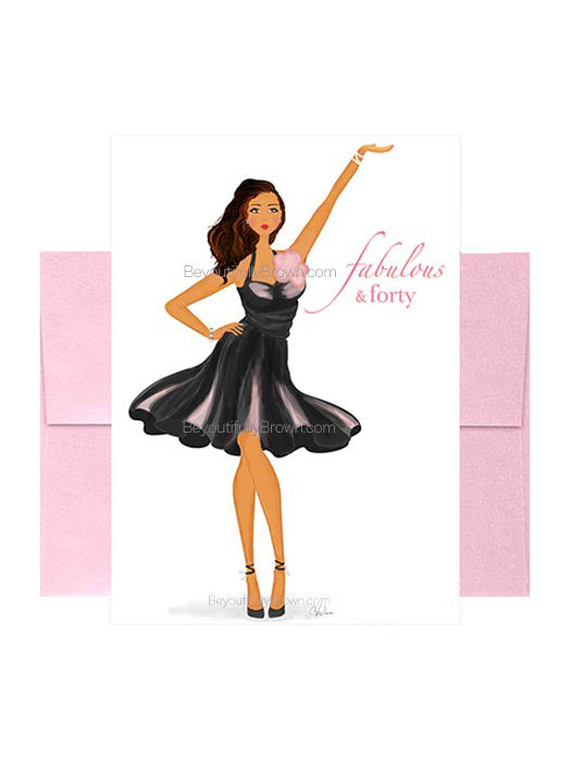 Fabulous & Forty Card