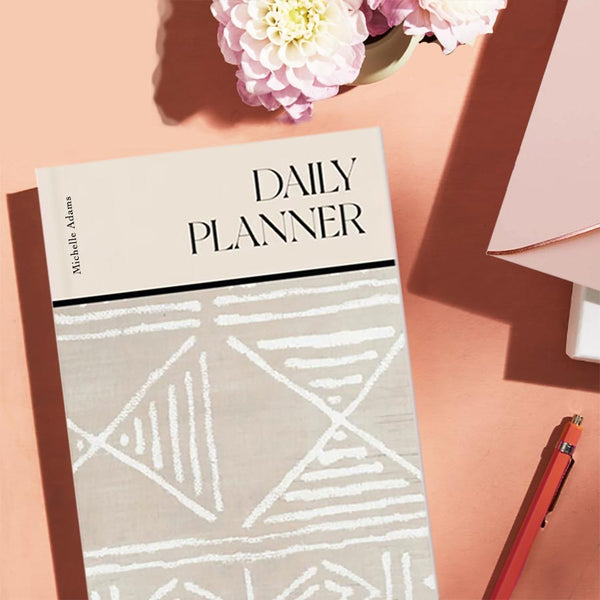 Light Mudcloth Notebook