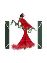 Holiday Style - Multicultural, African American Christmas Greeting Card Set