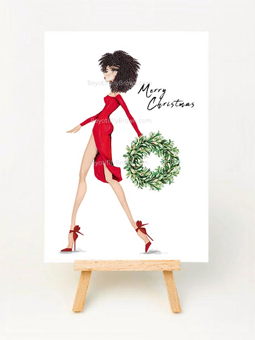 Wreath Walk Holiday Card Set