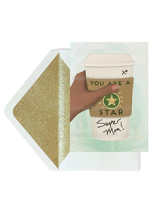 You're a Star Mother's Day Card - African American, Black